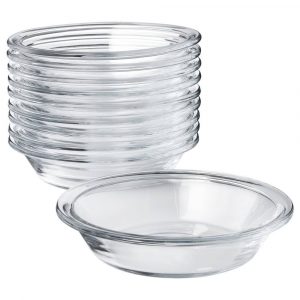 Glass - small dog or cat dishes
