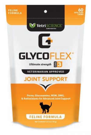 Joint Supplements for Cats - VetriScience Stage 3 Feline Chews, 60 ct