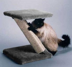 Best Scratching Post - Z Scratcher Sisal Scratching Post - Grey