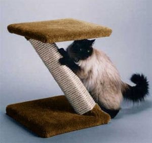 Best Scratching Post - Z Scratcher Sisal Scratching Post - Tan