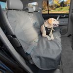 Pet Seat Covers - Kurgo Bench Seat Cover, Heather Pattern, Charcoal