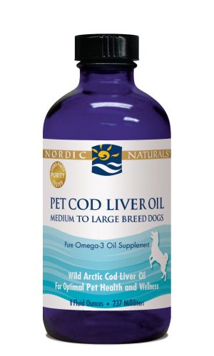 Cod Liver Oil for Dogs 8 oz.