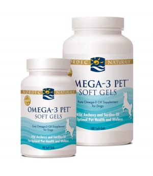 Nordic Naturals Omega-3 Pet Soft Gels Fish Oil, 90 and 180 count sizes