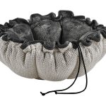 Small Dog or Cat Bed -Buttercup-Aspen (Grey Teddy)