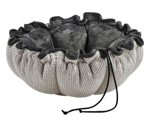 Small Dog or Cat Bed -Buttercup-Aspen (Grey Teddy)