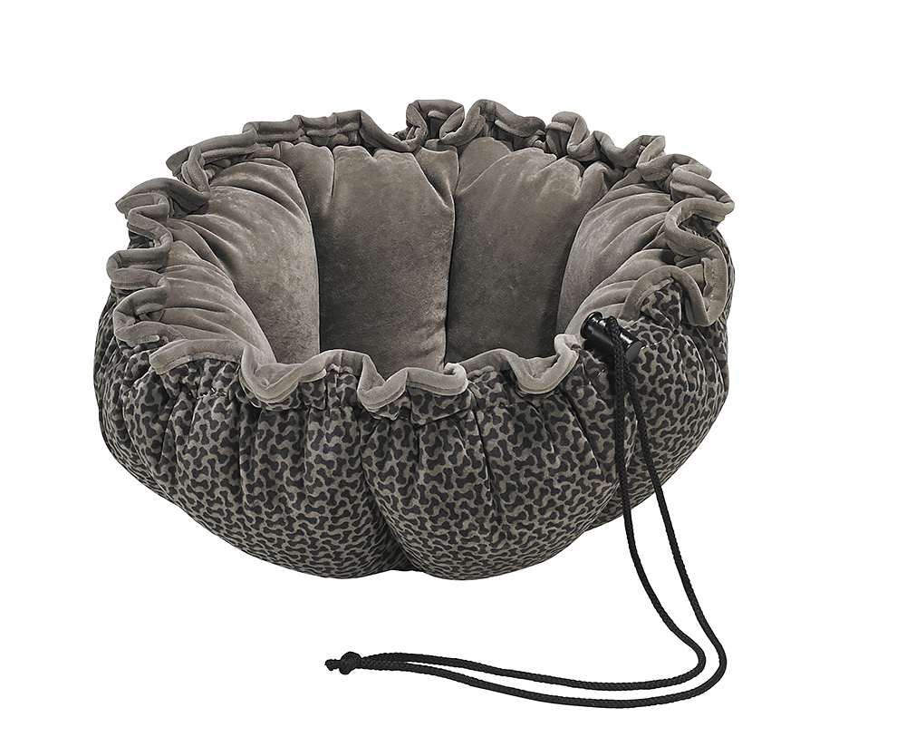Small Dog or Cat Bed - Buttercup - Pewter Bones