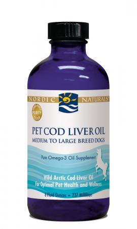 Cod Liver Oil for Dogs 8 oz.