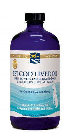 Cod Liver Oil for Dogs 16 oz.