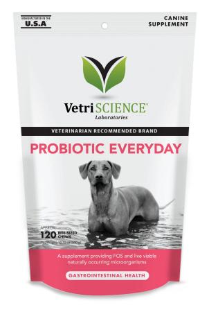Dog digestive health - VetriScience Probiotic Everyday Chews, 120 pcs.