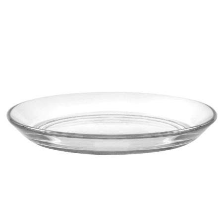 Safe Cat Dish - Duralex 5.375" Glass Food Dish, Low-Sided, for Cats or Small Dogs
